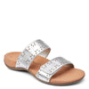 Peltz Shoes  Women's Vionic Randi Sandal SILVER 10010975-SLV