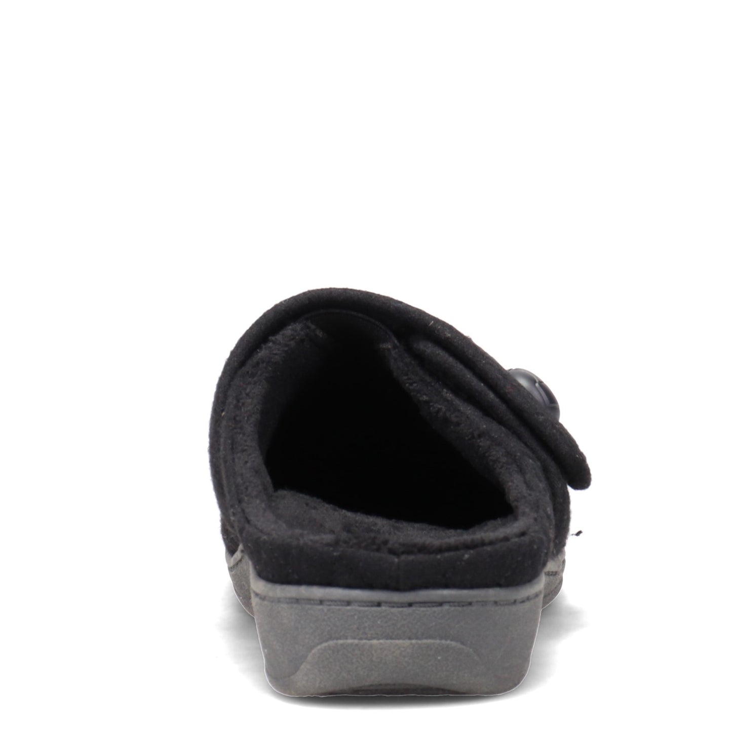 Peltz Shoes  Women's Vionic Carlin Slipper BLACK FLANNEL 10011458-BLK