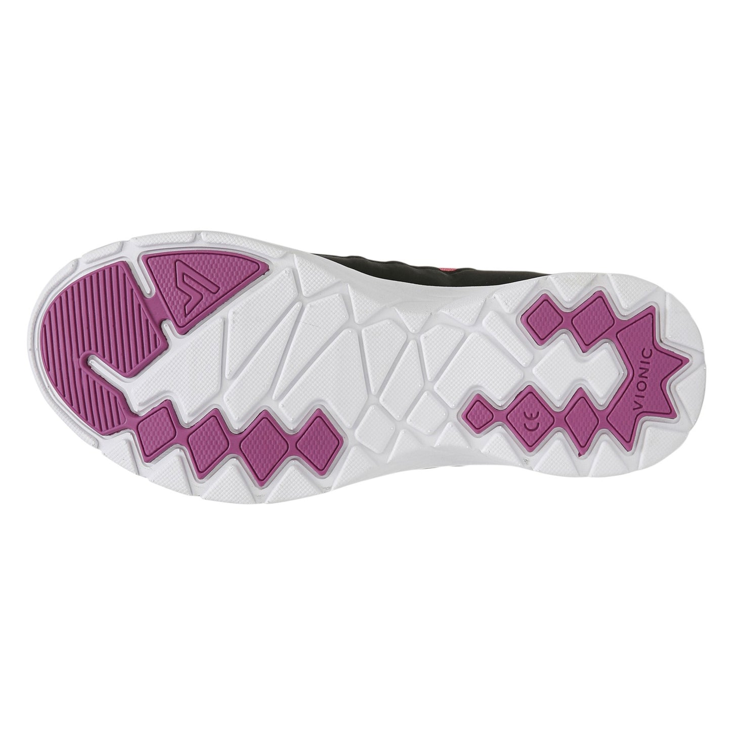 Peltz Shoes  Women's Vionic Zeliya Sneaker BLACK PINK 10011662-979