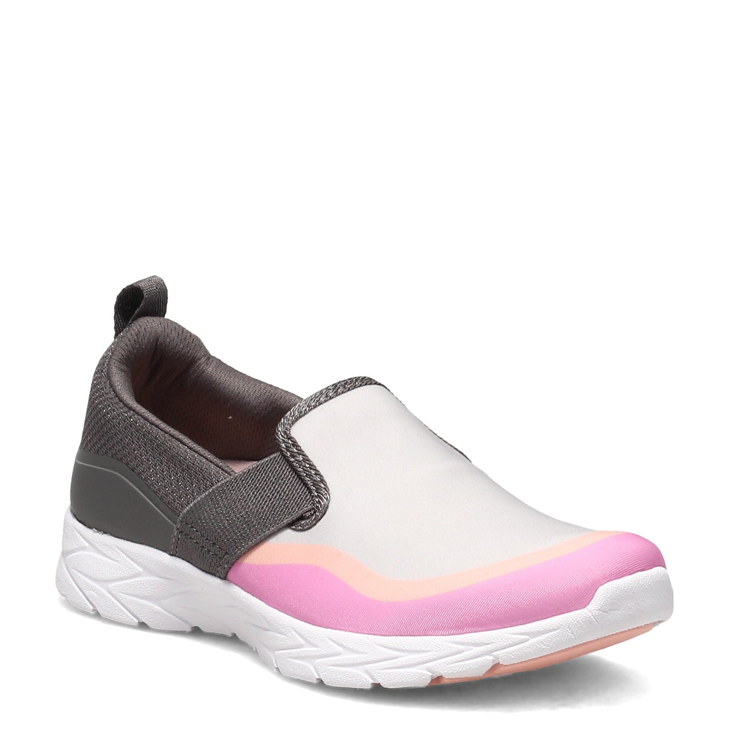 Peltz Shoes  Women's Vionic Brisk Nalia Sneaker GREY PINK 10012106-GRYPNK
