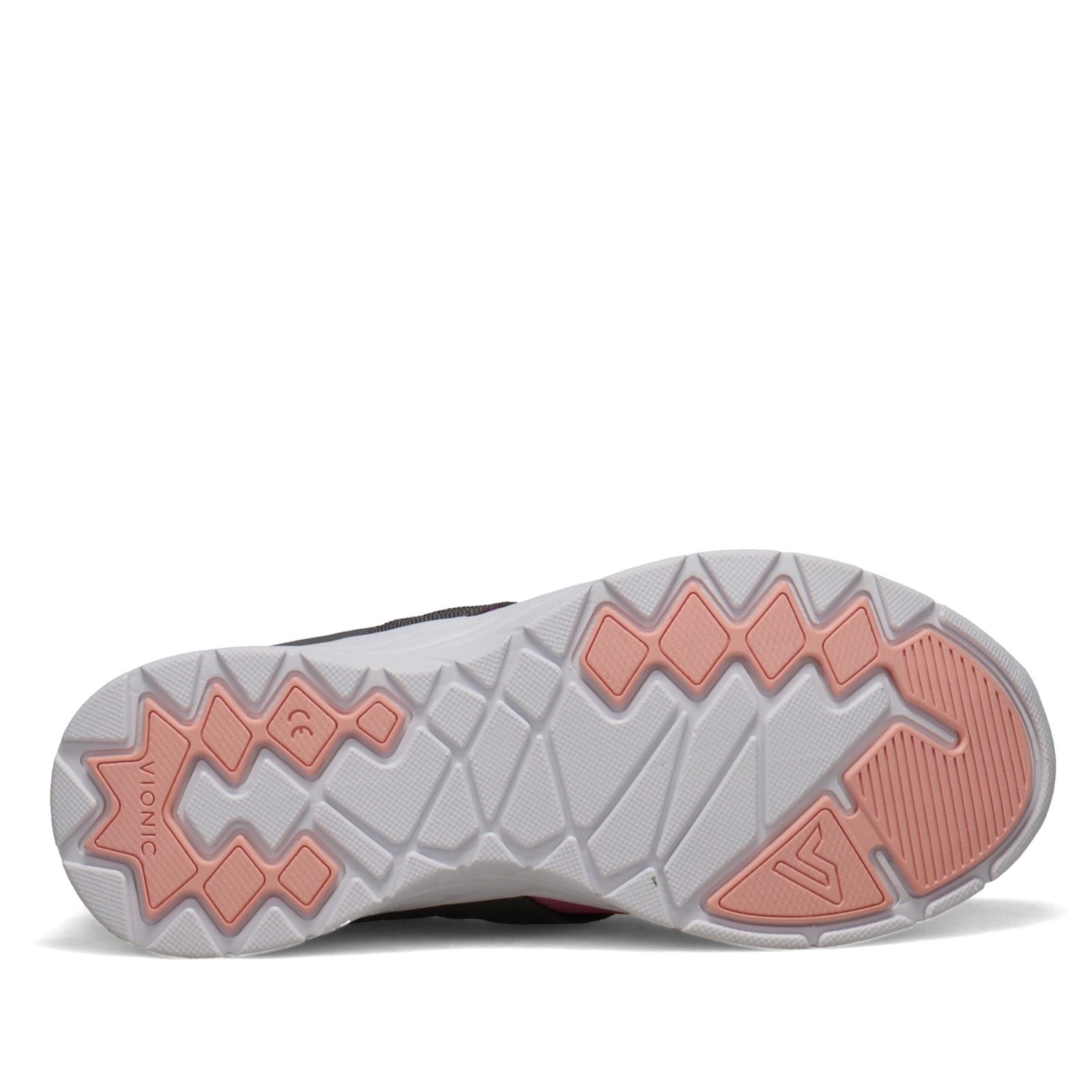 Peltz Shoes  Women's Vionic Brisk Nalia Sneaker GREY PINK 10012106-GRYPNK