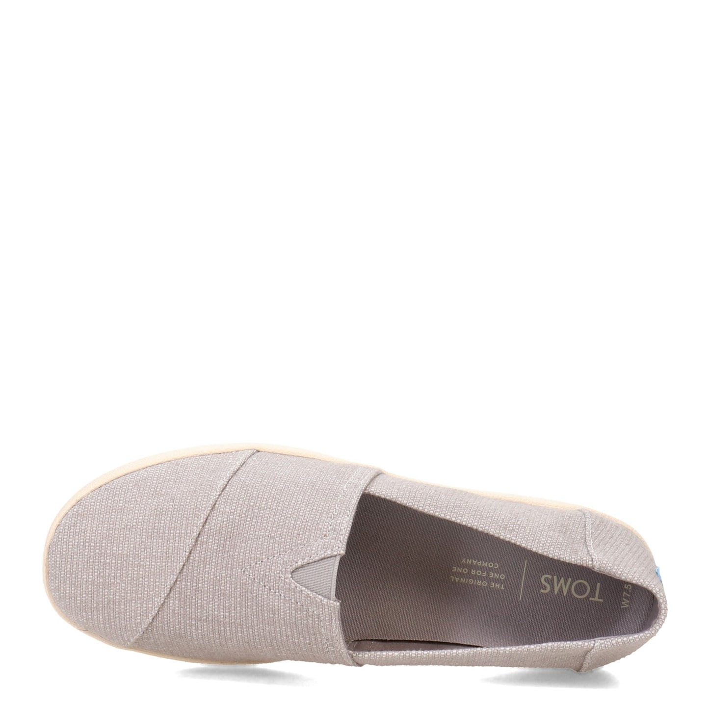 Peltz Shoes  Women's Toms Avalon Slip-On GRAY 10013391