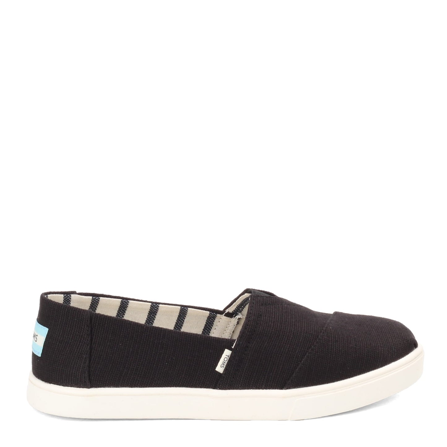 Peltz Shoes  Women's Toms Alpargata Cupsole Slip-On BLACK 10013515