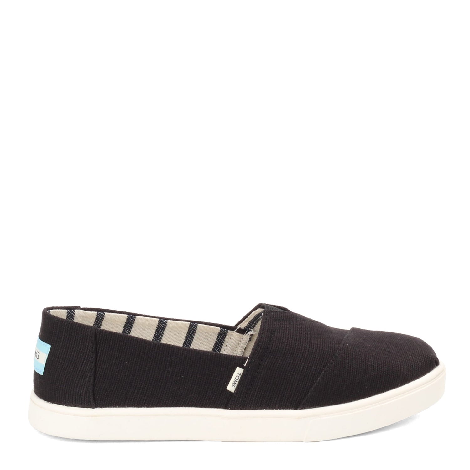Peltz Shoes  Women's Toms Alpargata Cupsole Slip-On BLACK 10013515