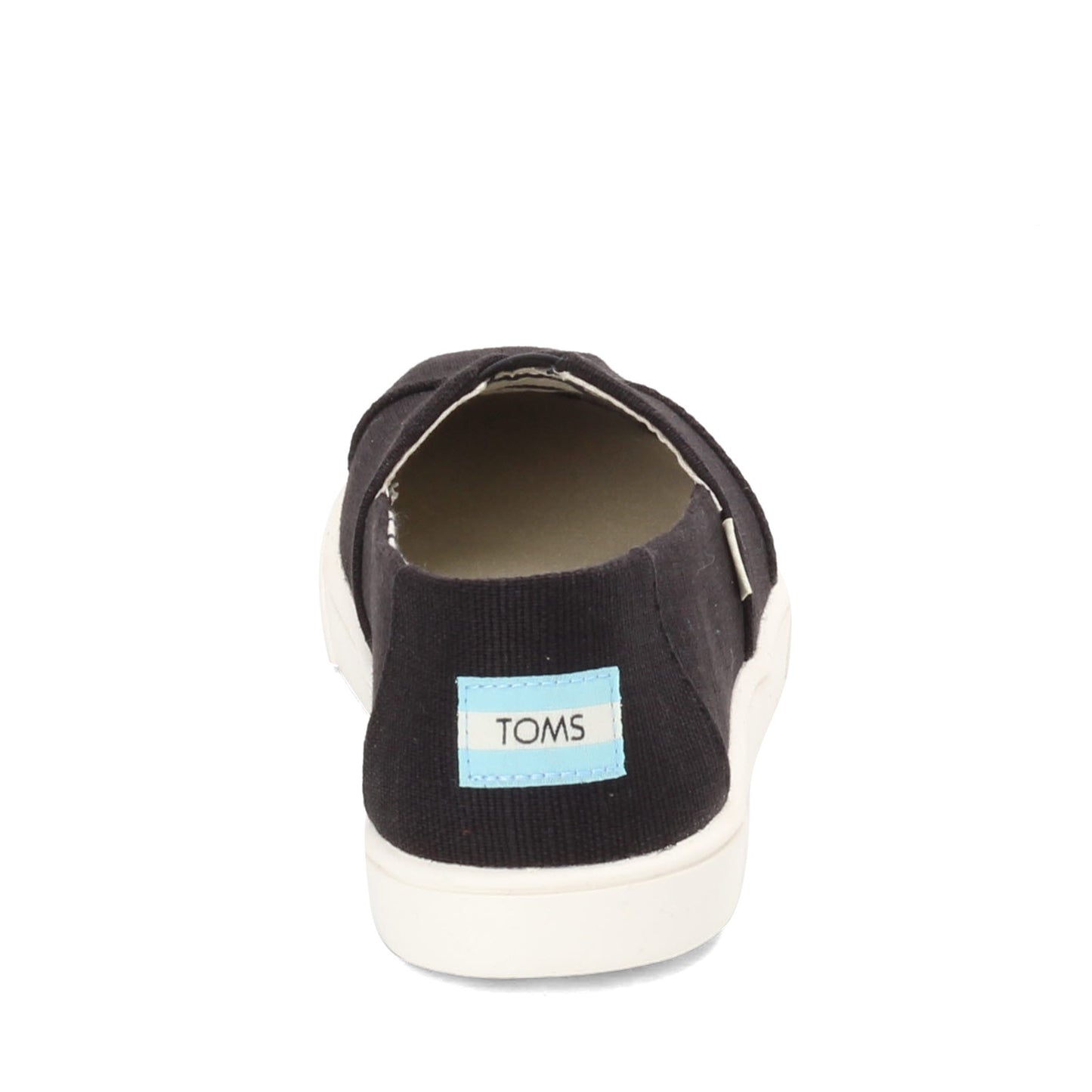 Peltz Shoes  Women's Toms Alpargata Cupsole Slip-On BLACK 10013515