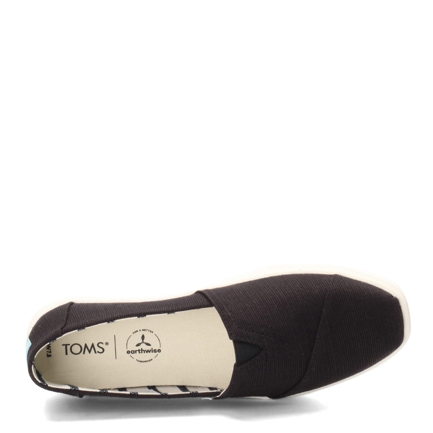 Peltz Shoes  Women's Toms Alpargata Cupsole Slip-On BLACK 10013515