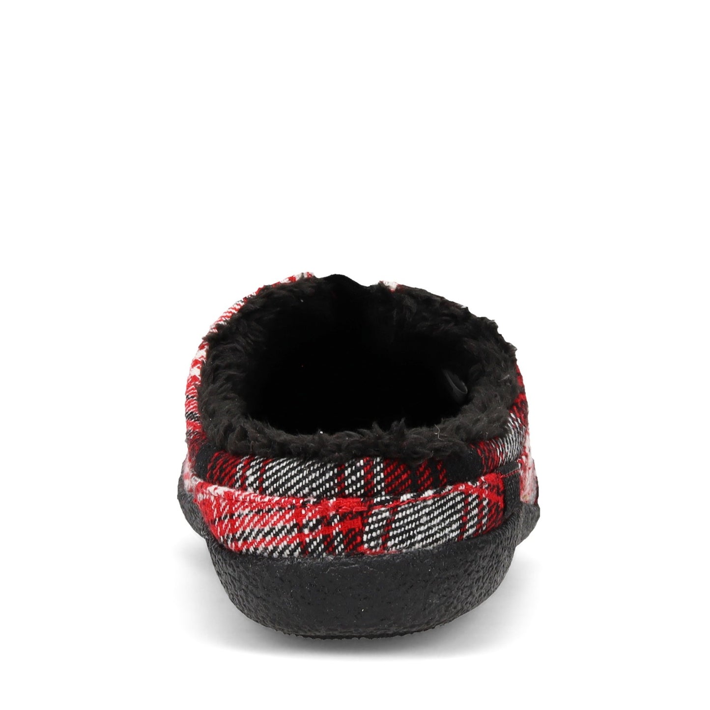 Peltz Shoes  Men's Toms Berkeley Slipper RED PLAID 10014340