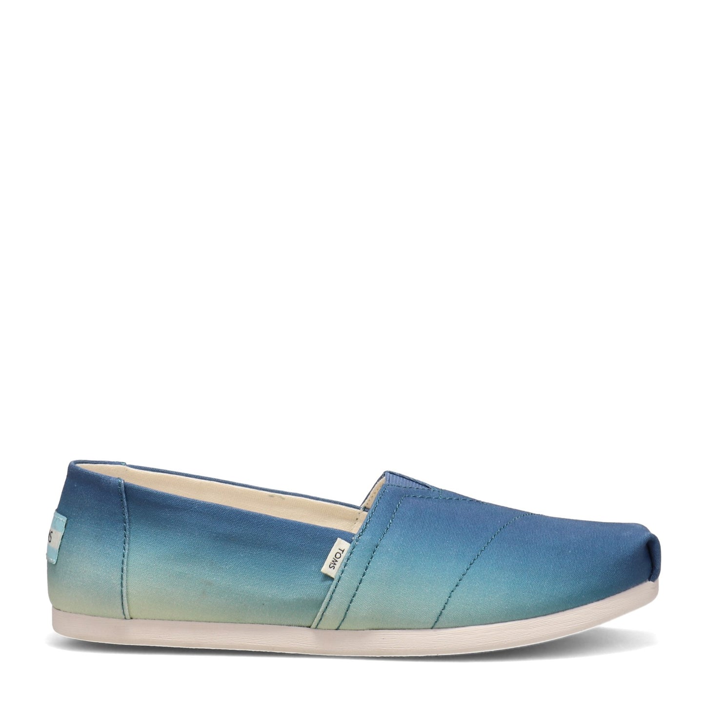 Peltz Shoes  Women's Toms  Alpargata Eco Dye Slip-On BLUE TONAL 10016236
