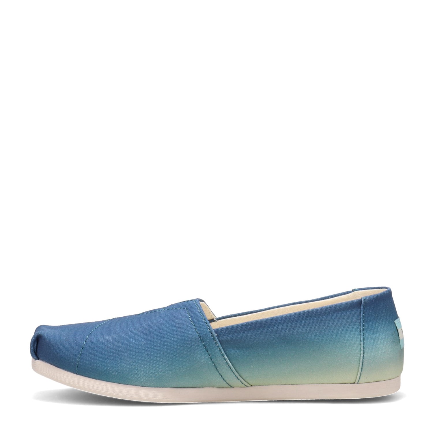 Peltz Shoes  Women's Toms  Alpargata Eco Dye Slip-On BLUE TONAL 10016236