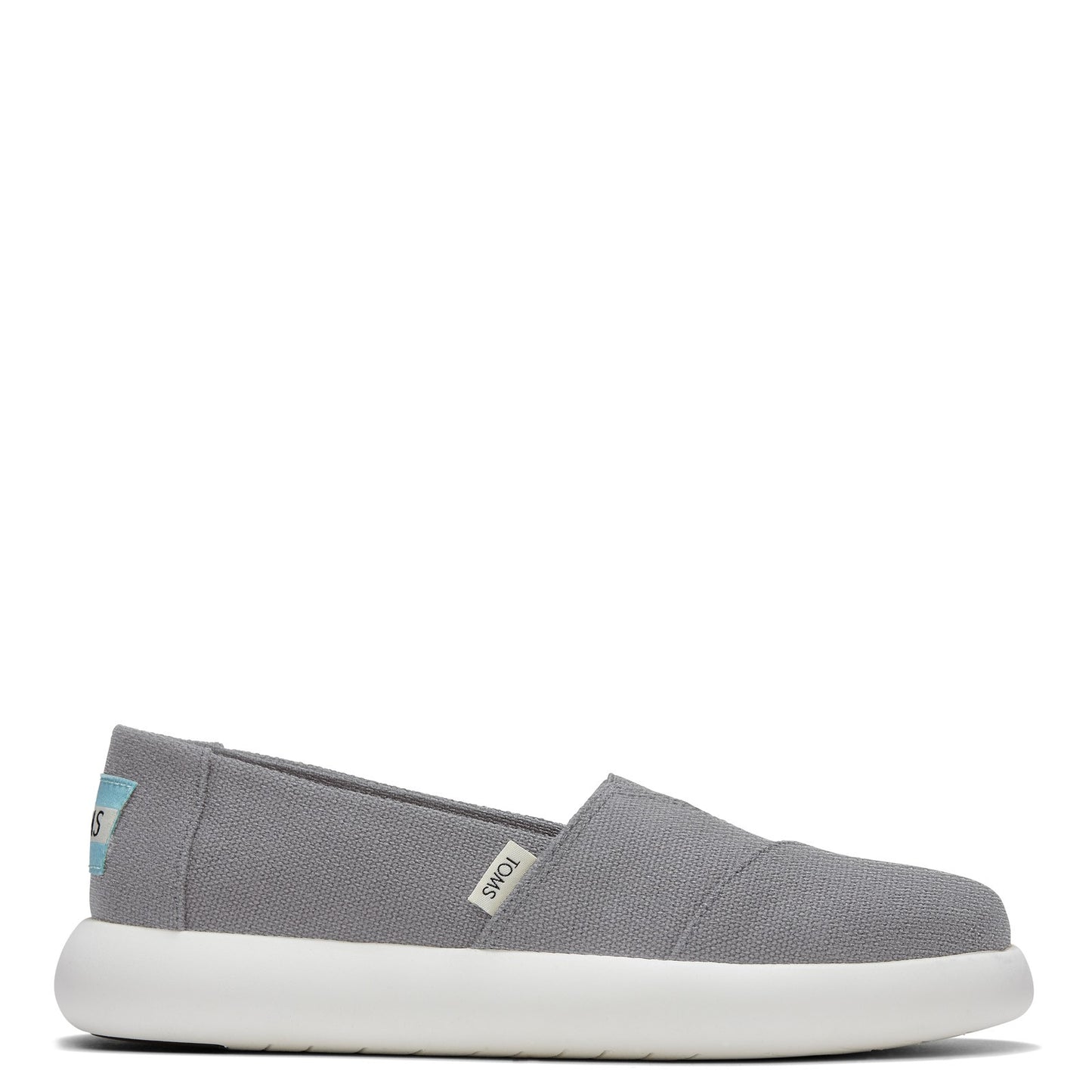 Peltz Shoes  Women's Toms Alpargata Mallow Slip-On GREY 10016745