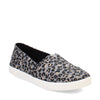 Peltz Shoes  Women's Toms Avalon Slip-On GREY LEOPARD 10016775