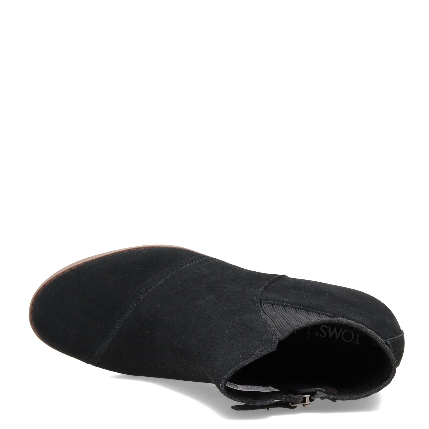 Peltz Shoes  Women's Toms Sadie Boot BLACK SUEDE 10016851