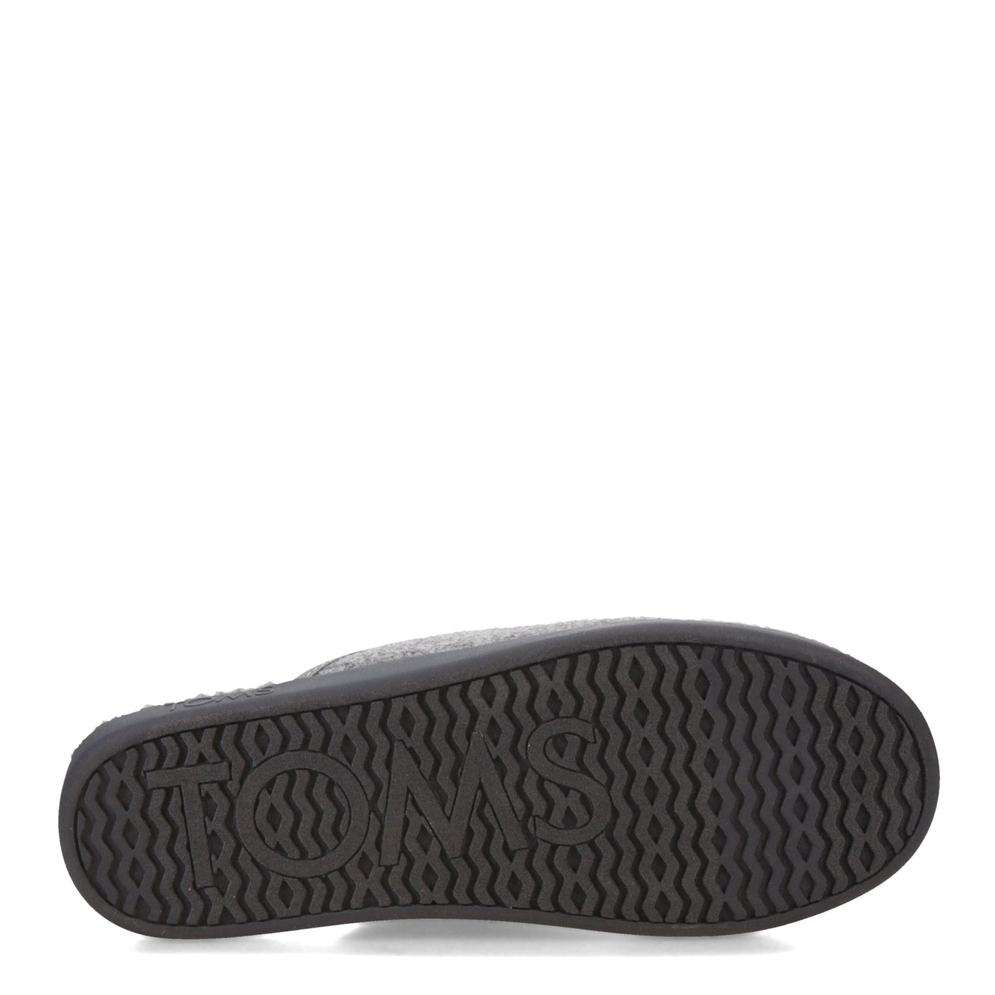Peltz Shoes  Men's TOMS Harbor Slipper Smoke Grey 10016859