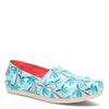 Peltz Shoes  Women's Toms Alpargata  Paper Source Slip-On PALM TREE PRINT 10016887