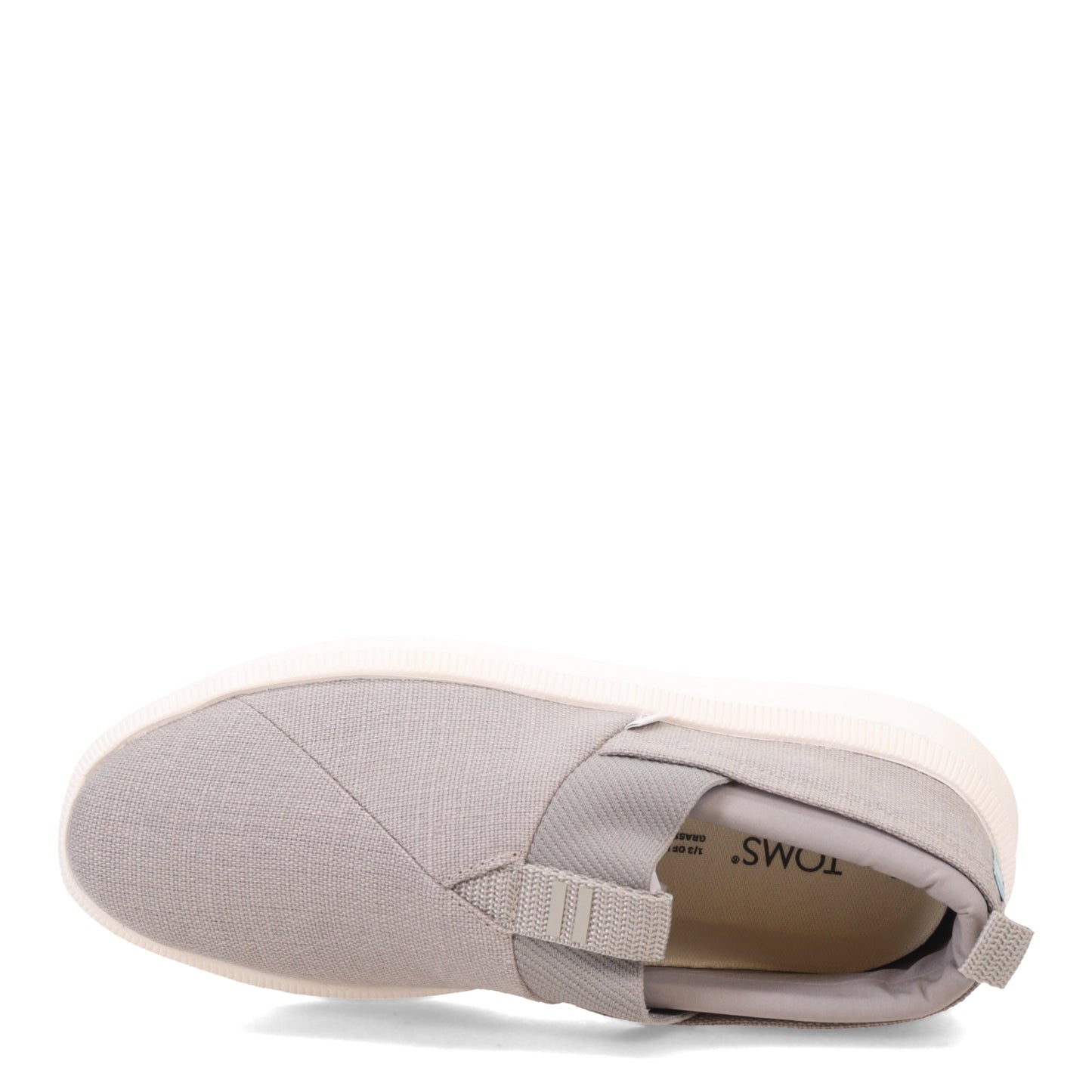 Peltz Shoes  Men's TOMS Alpargata Rover Slip-On Grey Heather Canvas 10016935