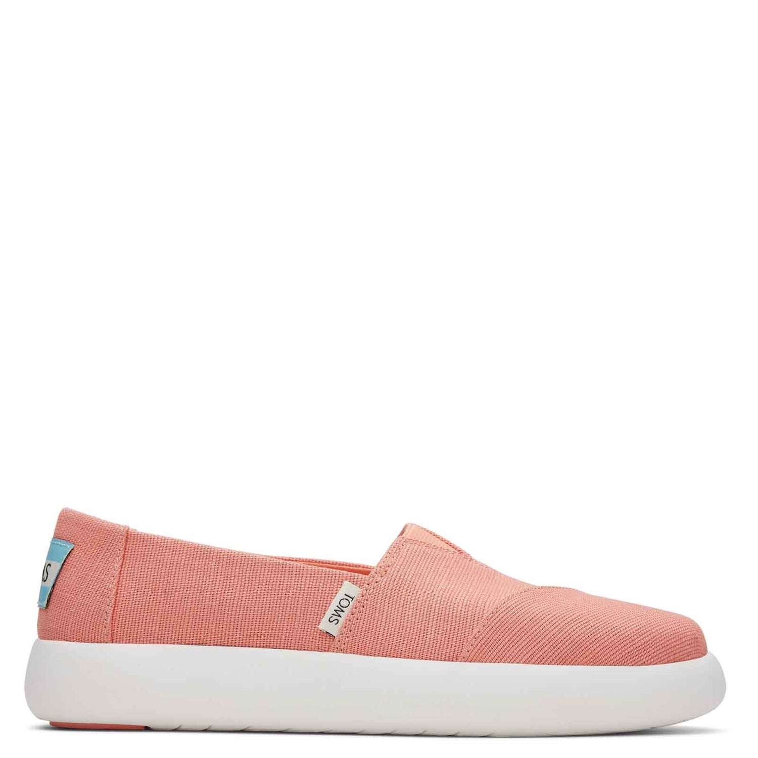 Peltz Shoes  Women's Toms Alpargata Mallow Slip-On CORAL 10017826