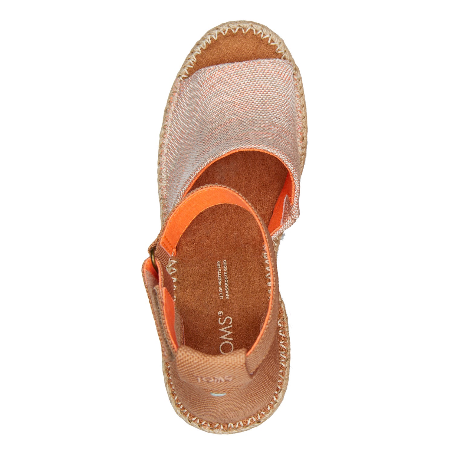 Peltz Shoes  Women's Toms Marisol Sandal ORANGE 10018186