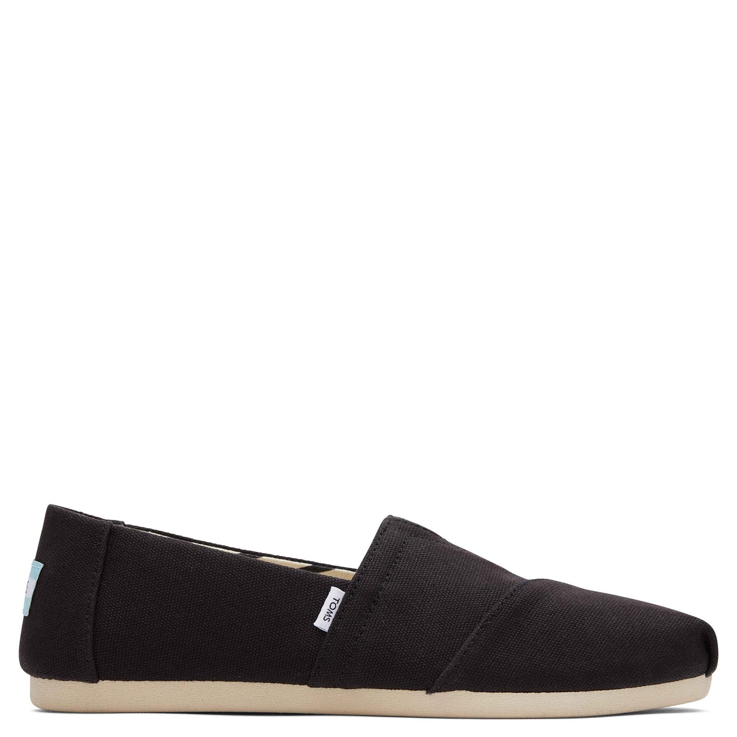 Peltz Shoes  Women's Toms Alpargata Recycled Slip-On - Wide Width BLACK 10018284