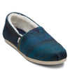 Peltz Shoes  Women's Toms Alpargata Faux Fur Lined Slip-On NAVY 10018872