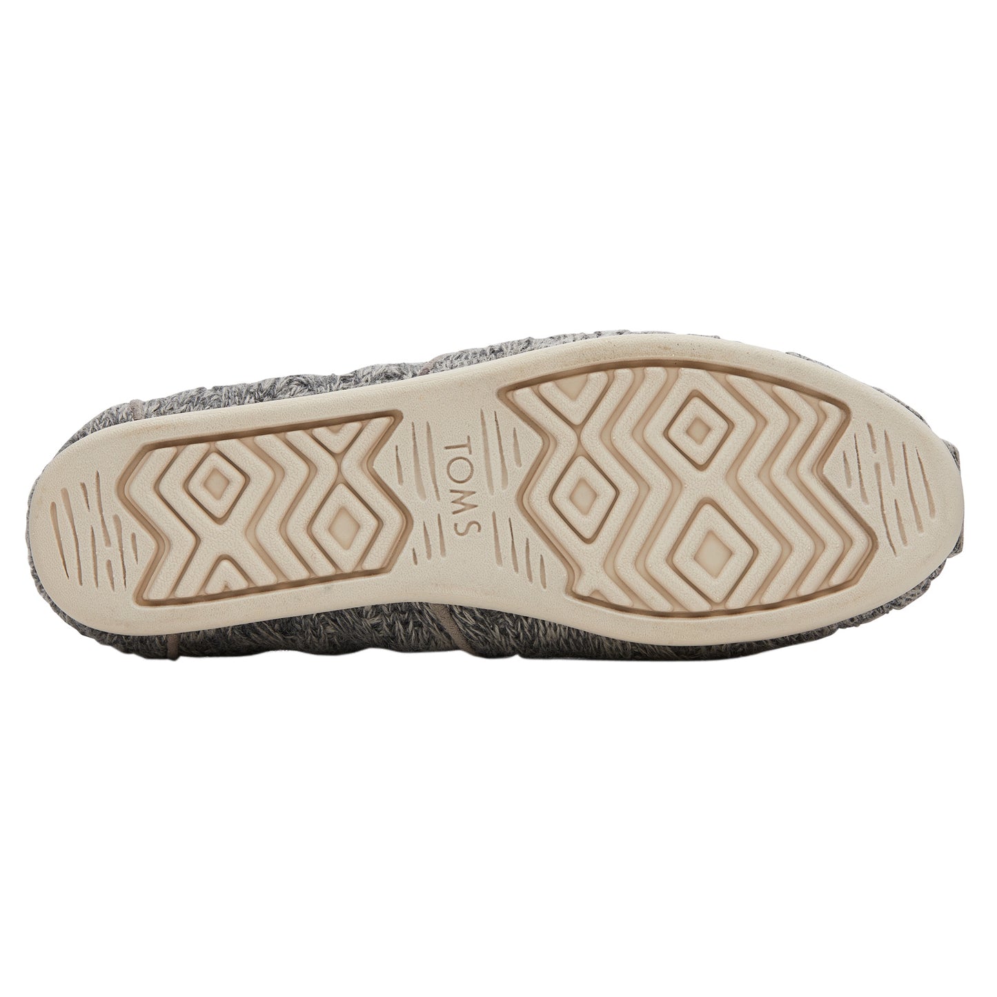 Peltz Shoes  Women's Toms Alpargata Faux Fur Lined Slip-On CEMENT 10018878