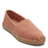 Peltz Shoes  Women's Toms Alpargata Leather Wrap Slip-On ROSE 10018900