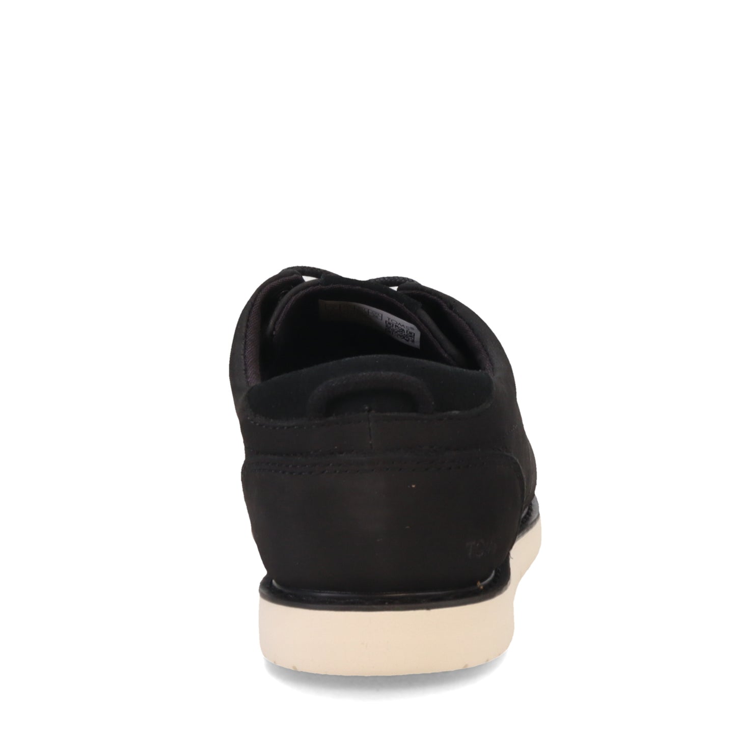 Peltz Shoes  Men's Toms Navi Oxford Black Leather 10019516