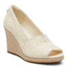 Peltz Shoes  Women's Toms Michelle Sandal NATURAL METALLIC 10019545