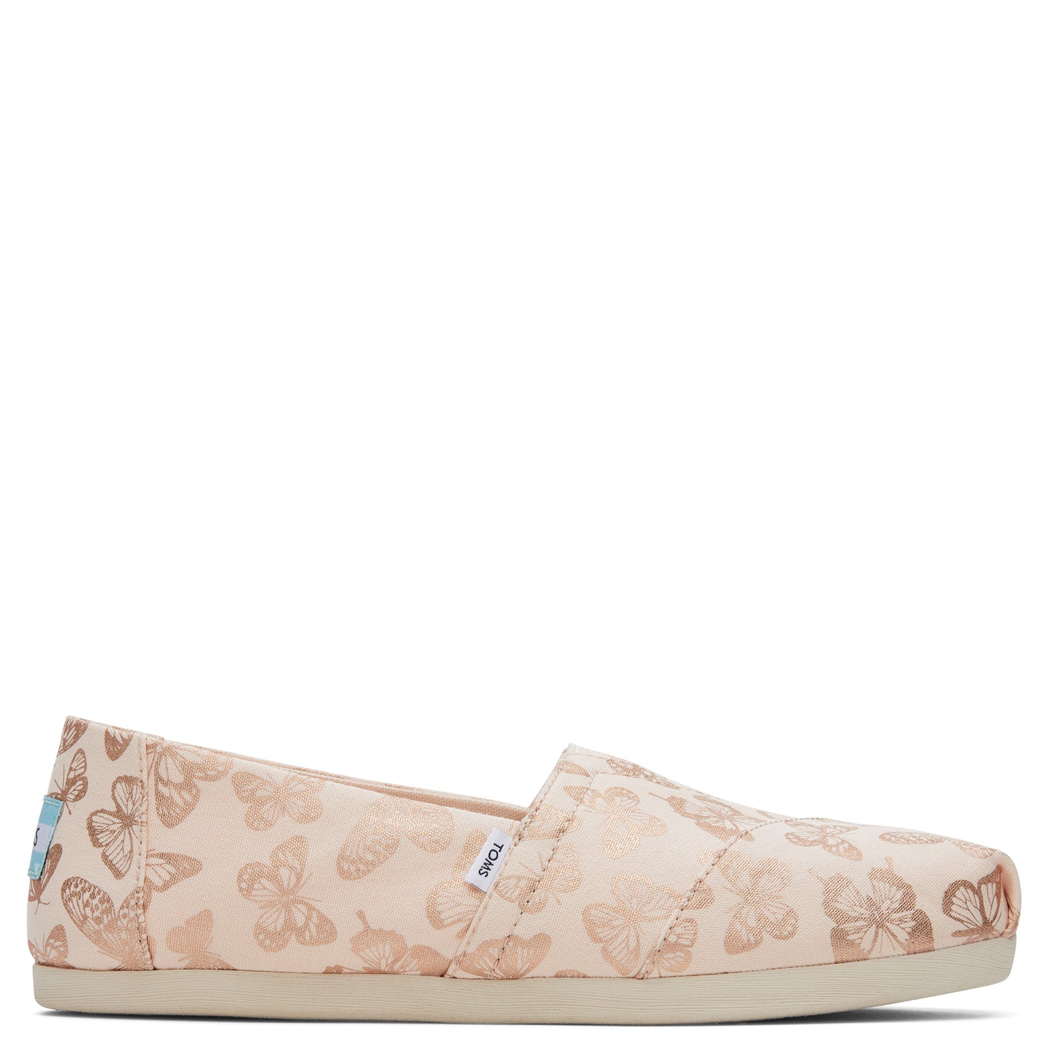 Peltz Shoes  Women's Toms Alpargata Slip-On PEACH 10019630