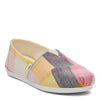 Peltz Shoes  Women's Toms Alpargata Slip-On PLAID MULTI 10019648