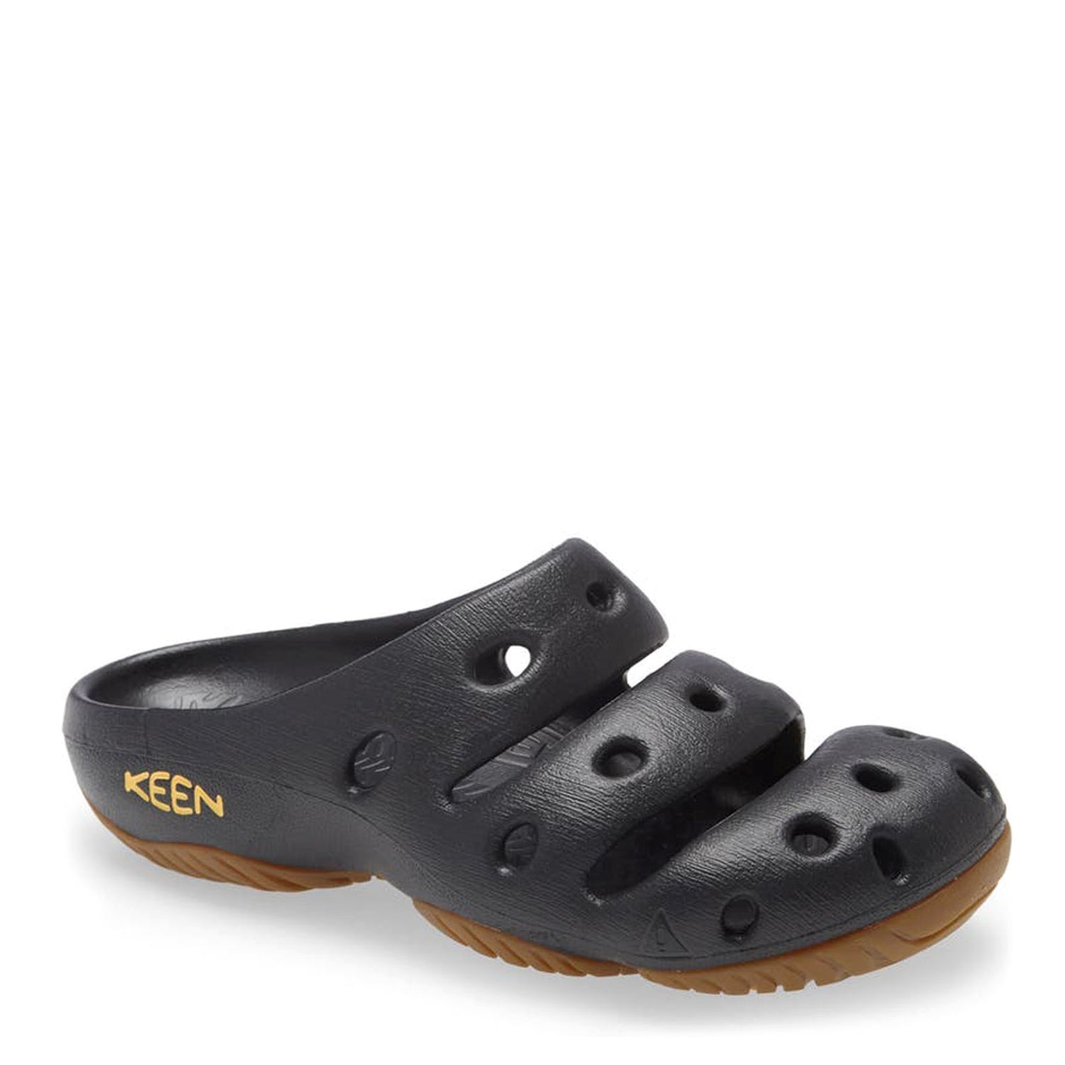 Peltz Shoes  Men's Keen Yogui Arts Slip-On Black 1001966
