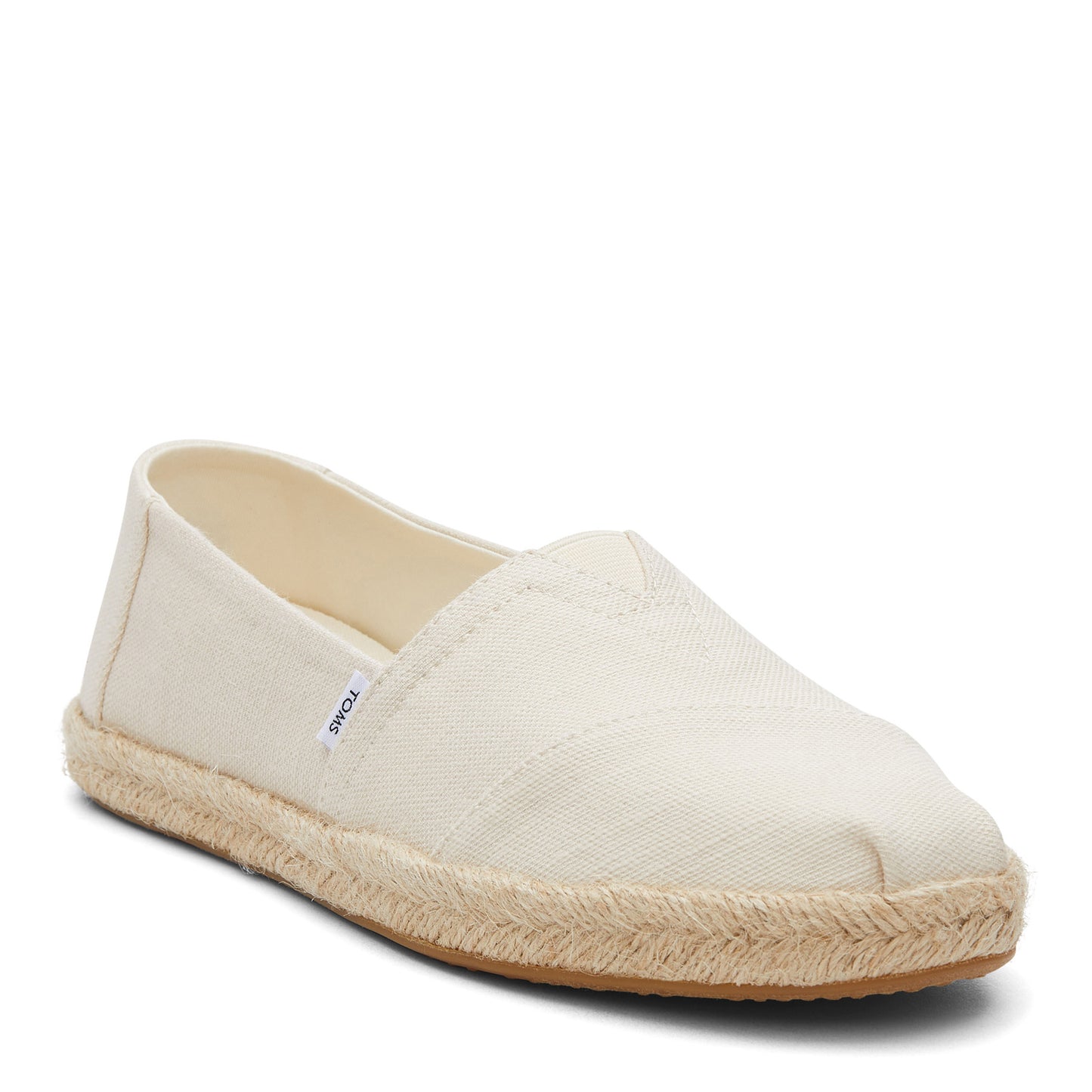 Peltz Shoes  Women's Toms Alpargata Rope Recycled Espadrille Slip-On NATURAL 10019682