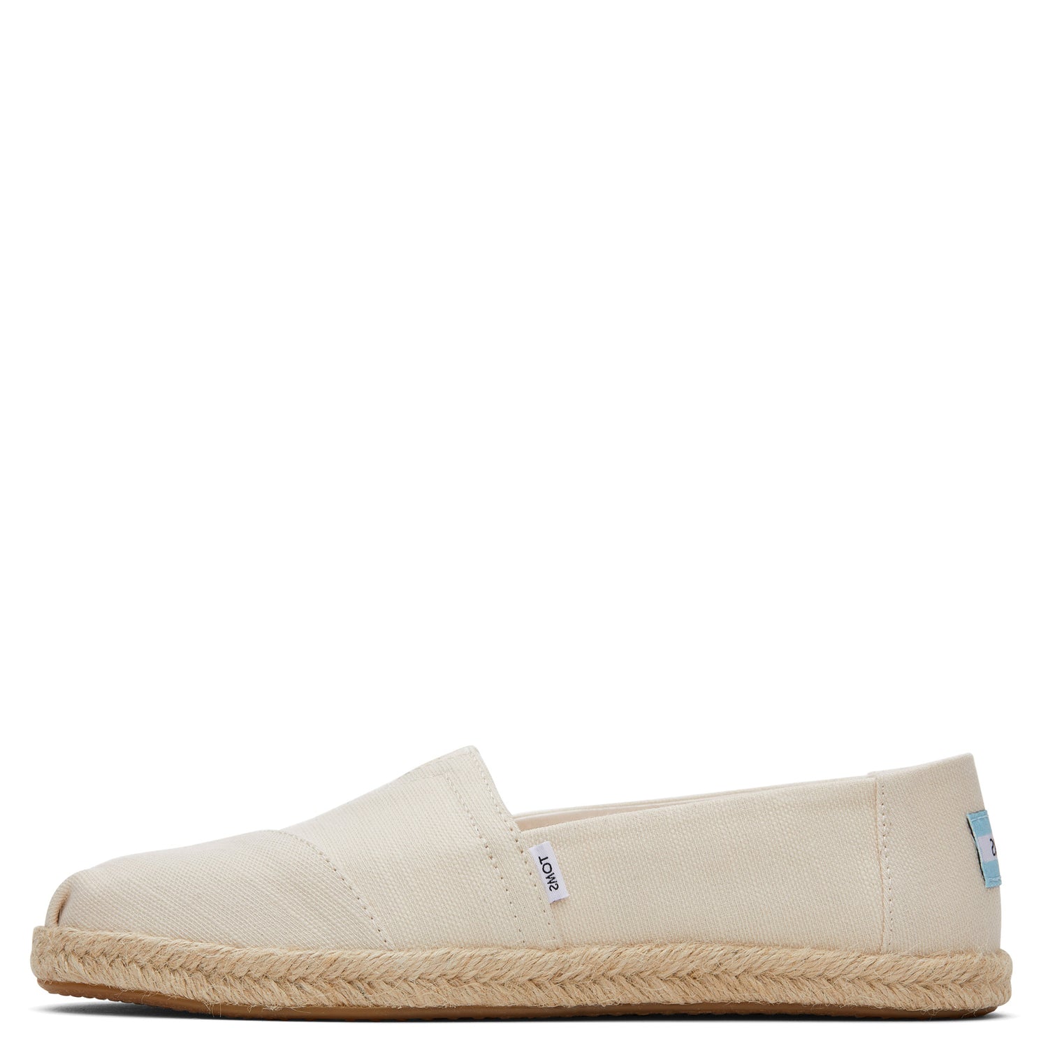 Peltz Shoes  Women's Toms Alpargata Rope Recycled Espadrille Slip-On NATURAL 10019682