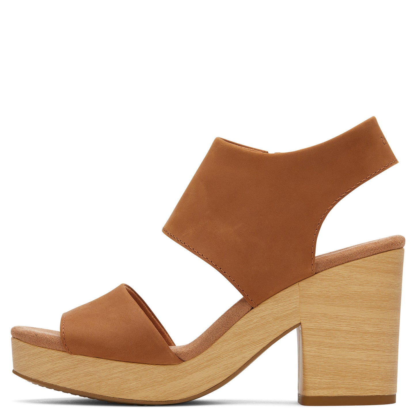 Peltz Shoes  Women's Toms Majorca Platform Sandal TAN LEATHER 10019708
