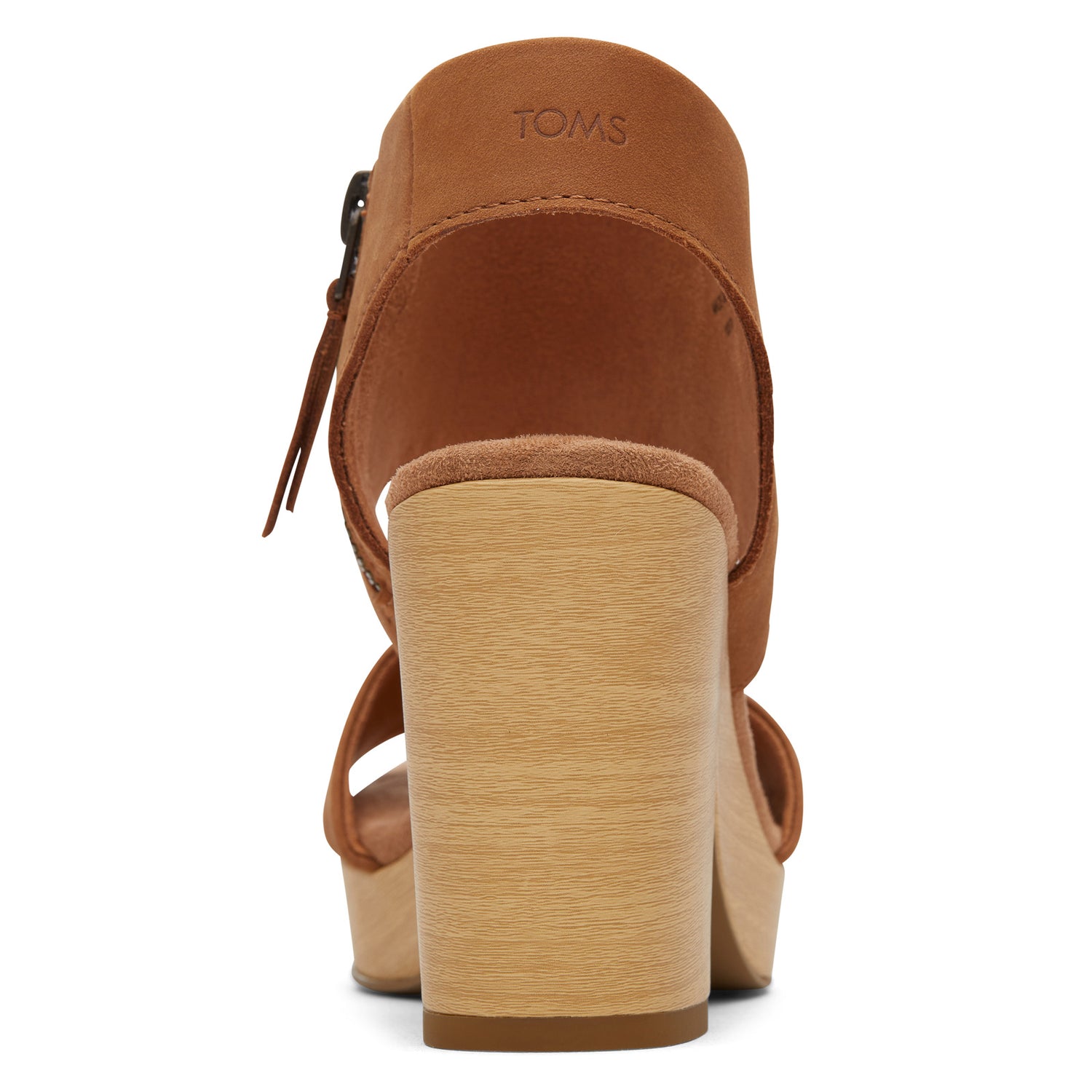 Peltz Shoes  Women's Toms Majorca Platform Sandal TAN LEATHER 10019708