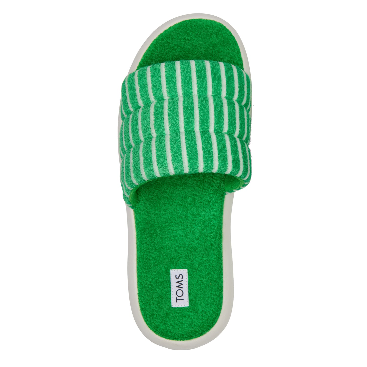 Peltz Shoes  Women's Toms Alpargata Mallow Slide Sandal FERN 10019721