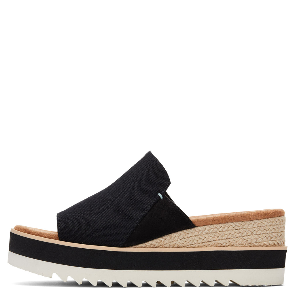 Women's TOMS Diana Mule Sandal BLACK 10019736