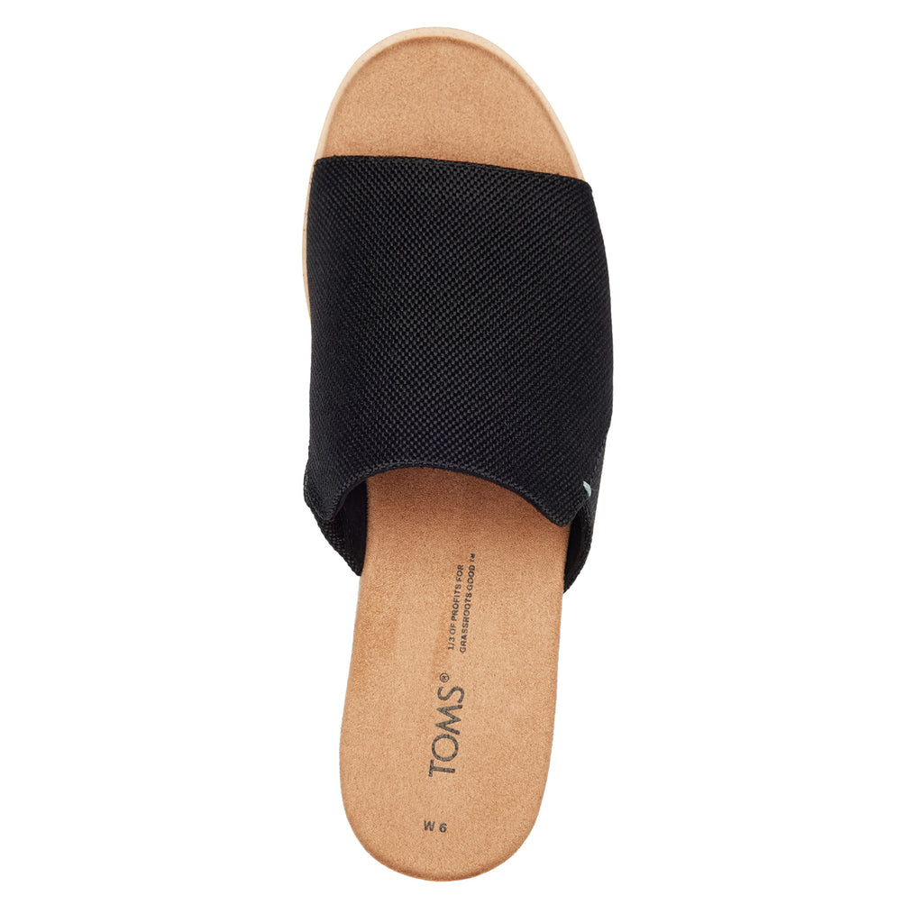 Women's TOMS Diana Mule Sandal BLACK 10019736