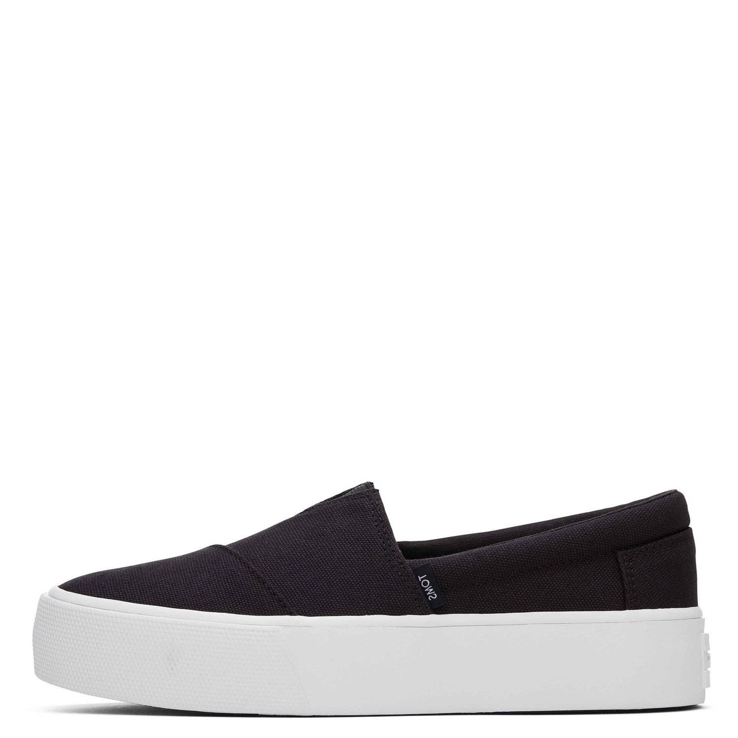 Peltz Shoes  Women's Toms Alpargata Fenix Platform Slip-On BLACK 10019817