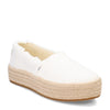 Peltz Shoes  Women's Toms Valencia Slip-On WHITE 10019820