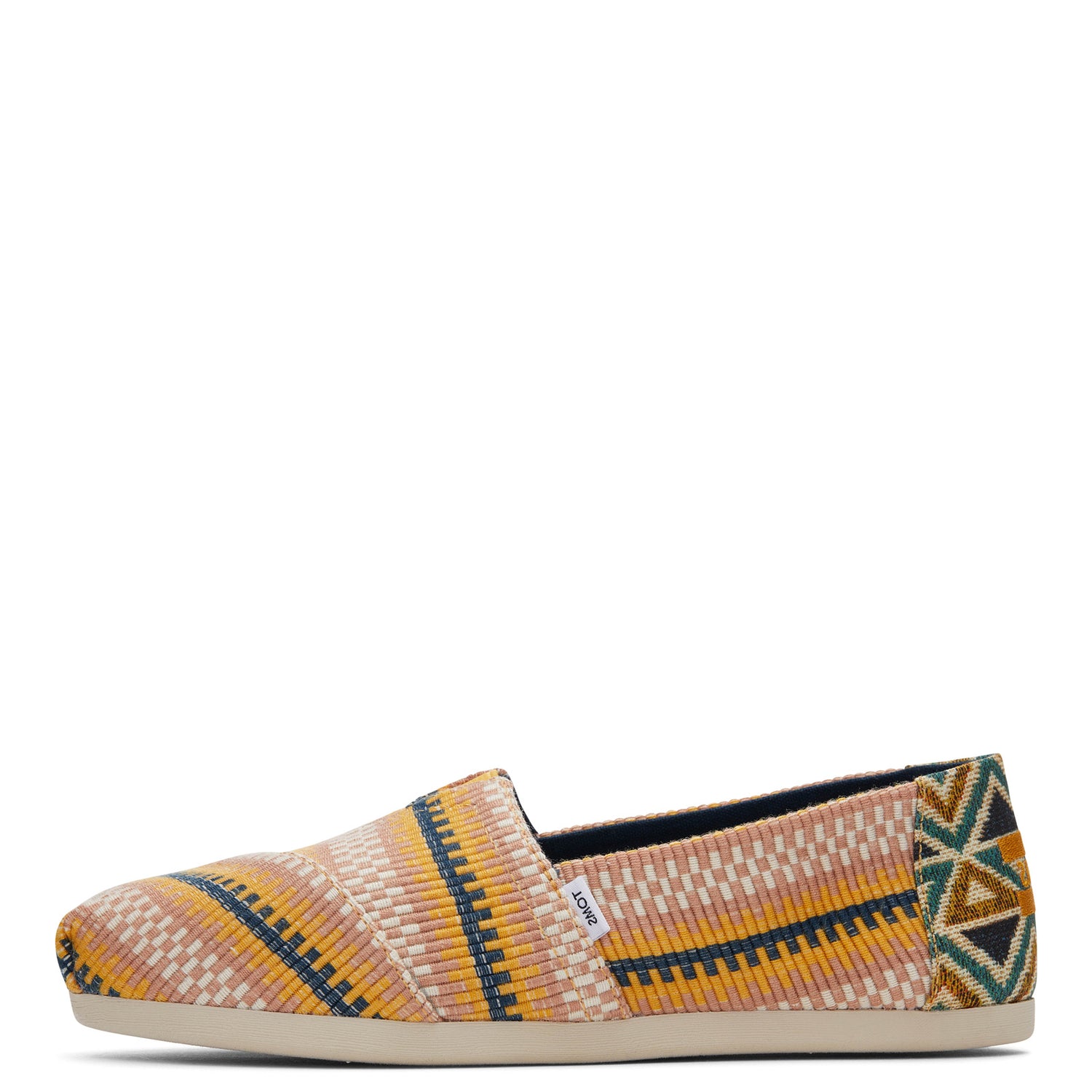 Peltz Shoes  Women's Toms Alpargata Cloudbound Slip-On MANGO STRIPE 10020105