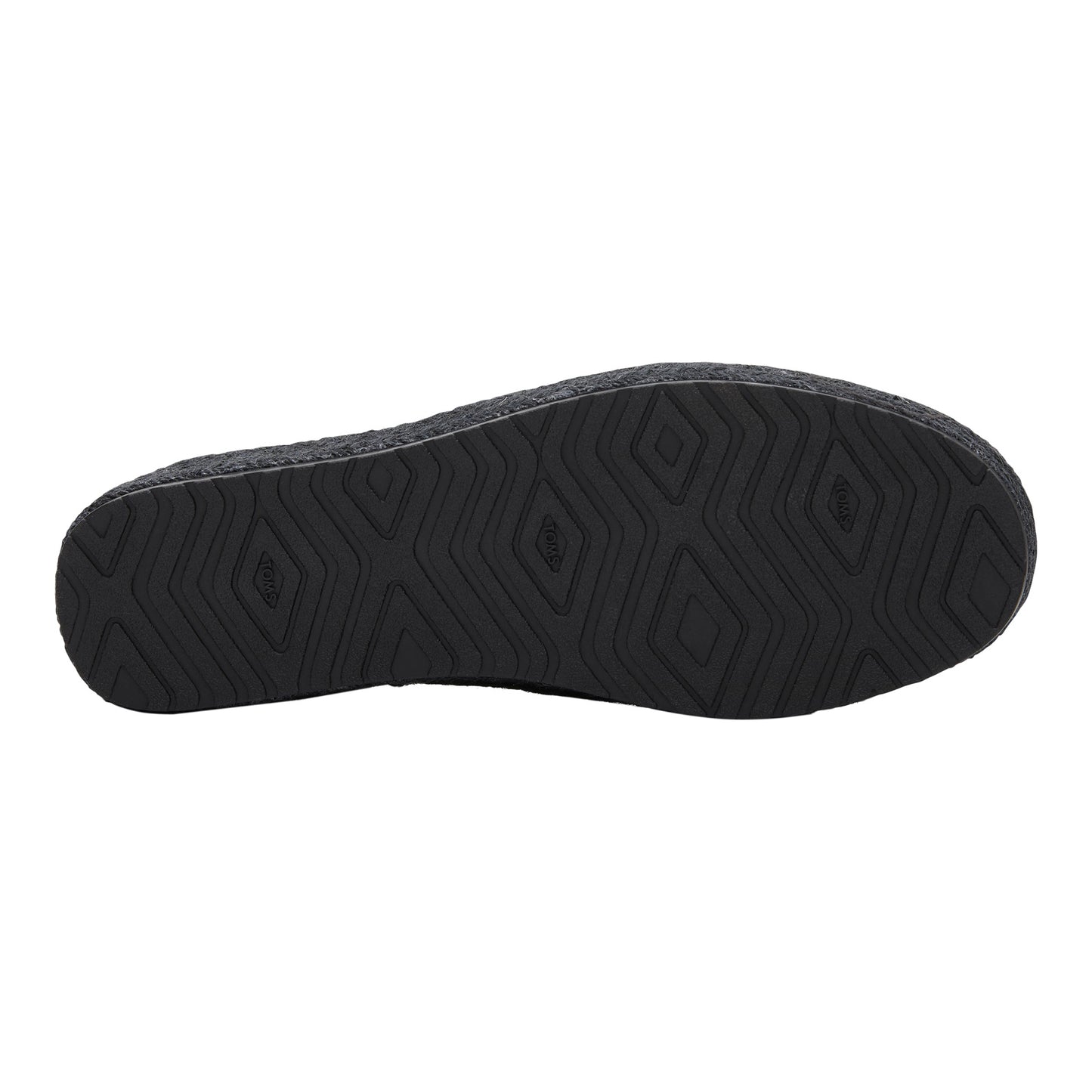 Peltz Shoes  Women's Toms Valencia Slip-On SOLID BLACK 10020198