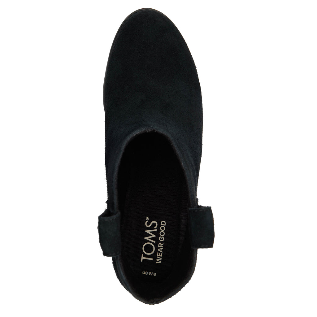 Women's Toms Constance Boot BLACK SUEDE 10020258