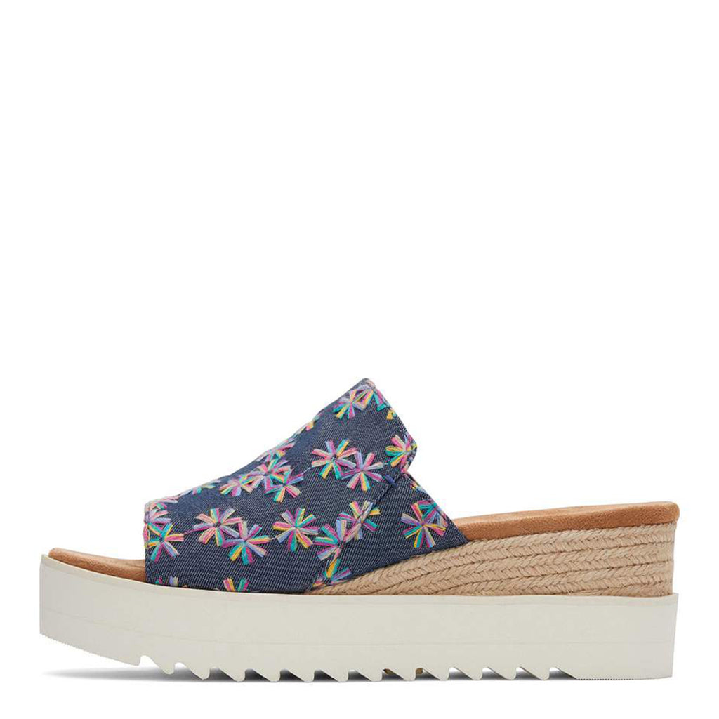 Women's TOMS Diana Mule Sandal NAVY MULTI 10020741