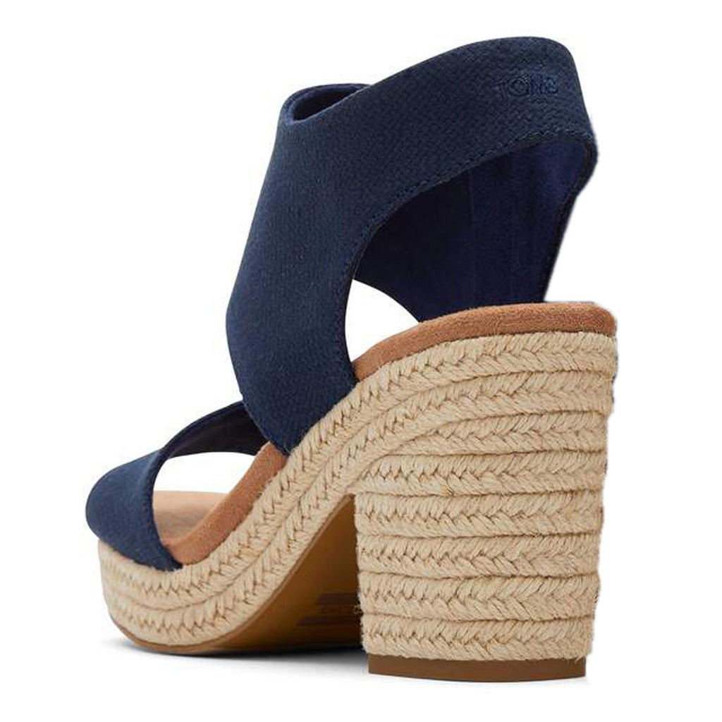 Women's Toms Majorca Platform Sandal NAVY NUBUCK 10020763