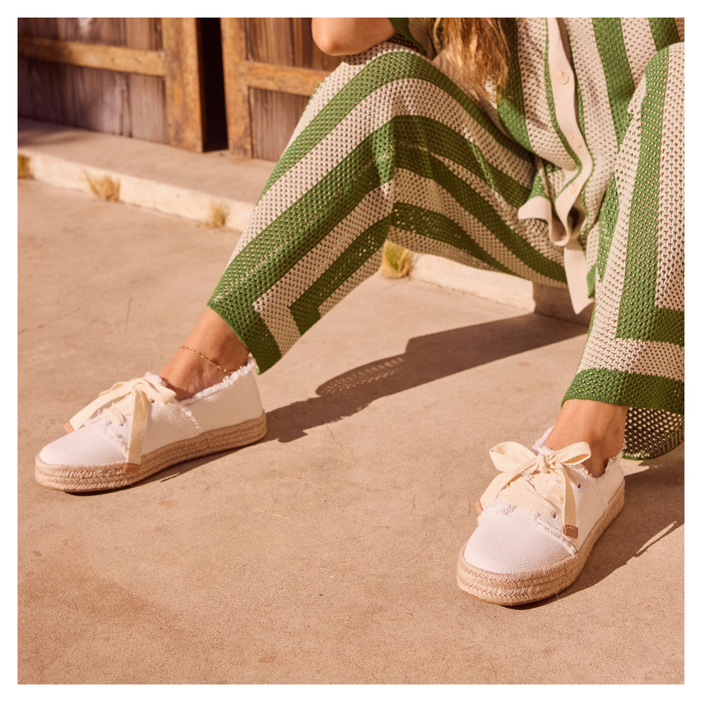 Women's TOMS, Carolina Lace-Up Espadrille Slip-On