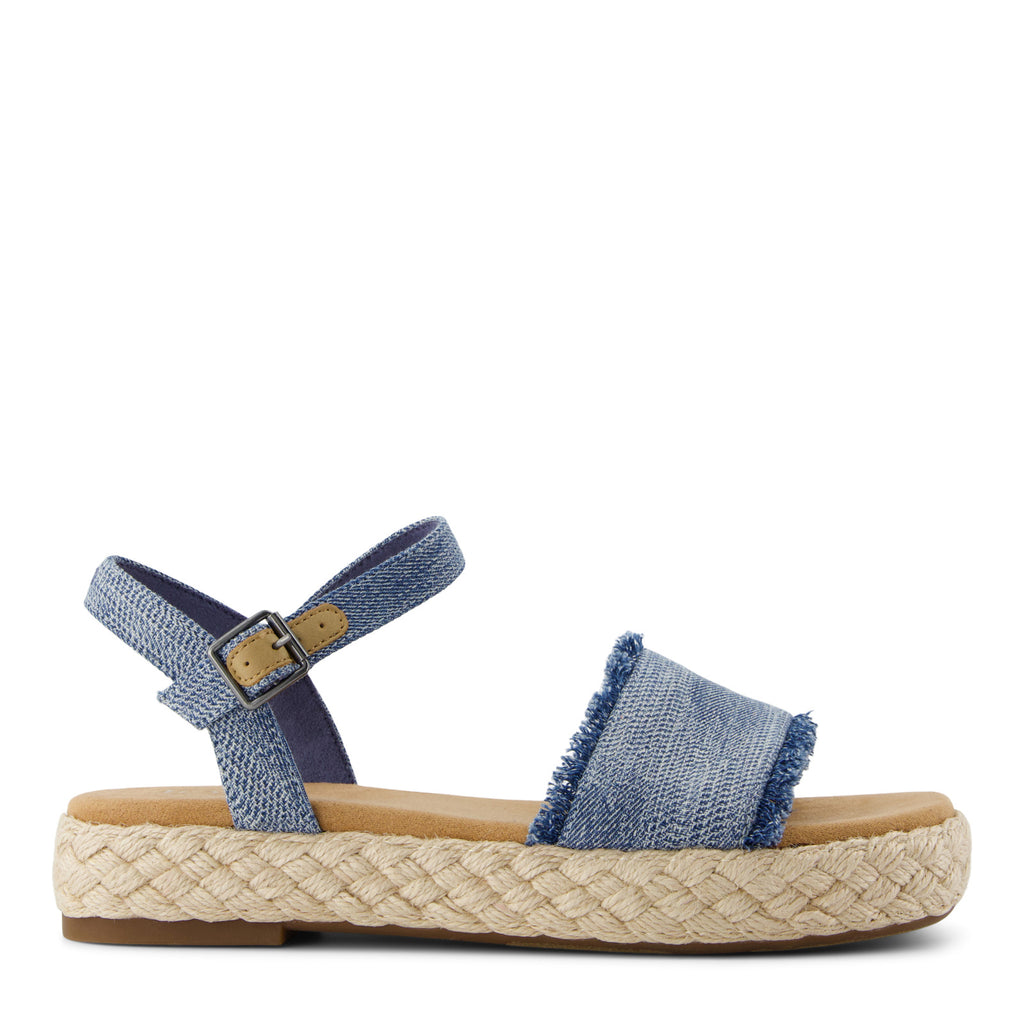 Women's TOMS Abby Sandal DARK SKY DENIM 10021980