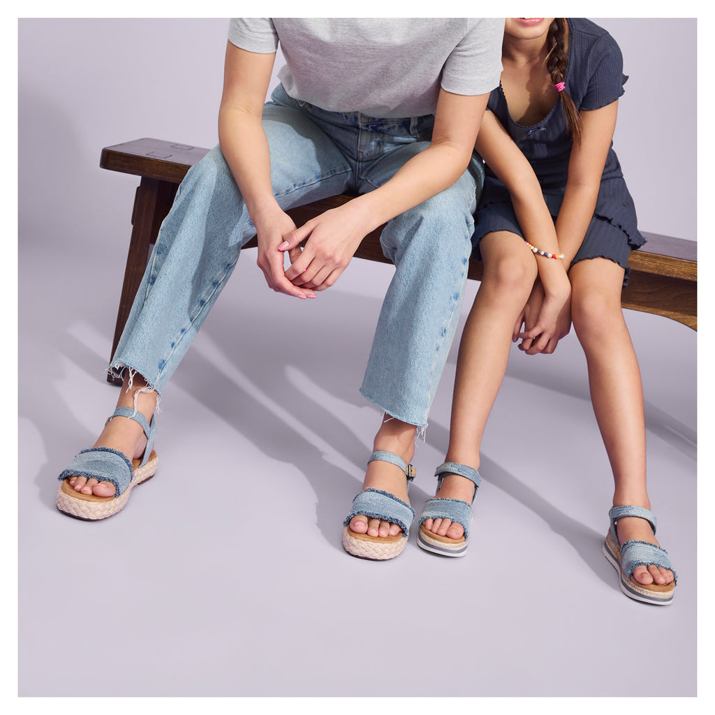 Women's TOMS Abby Sandal DARK SKY DENIM 10021980