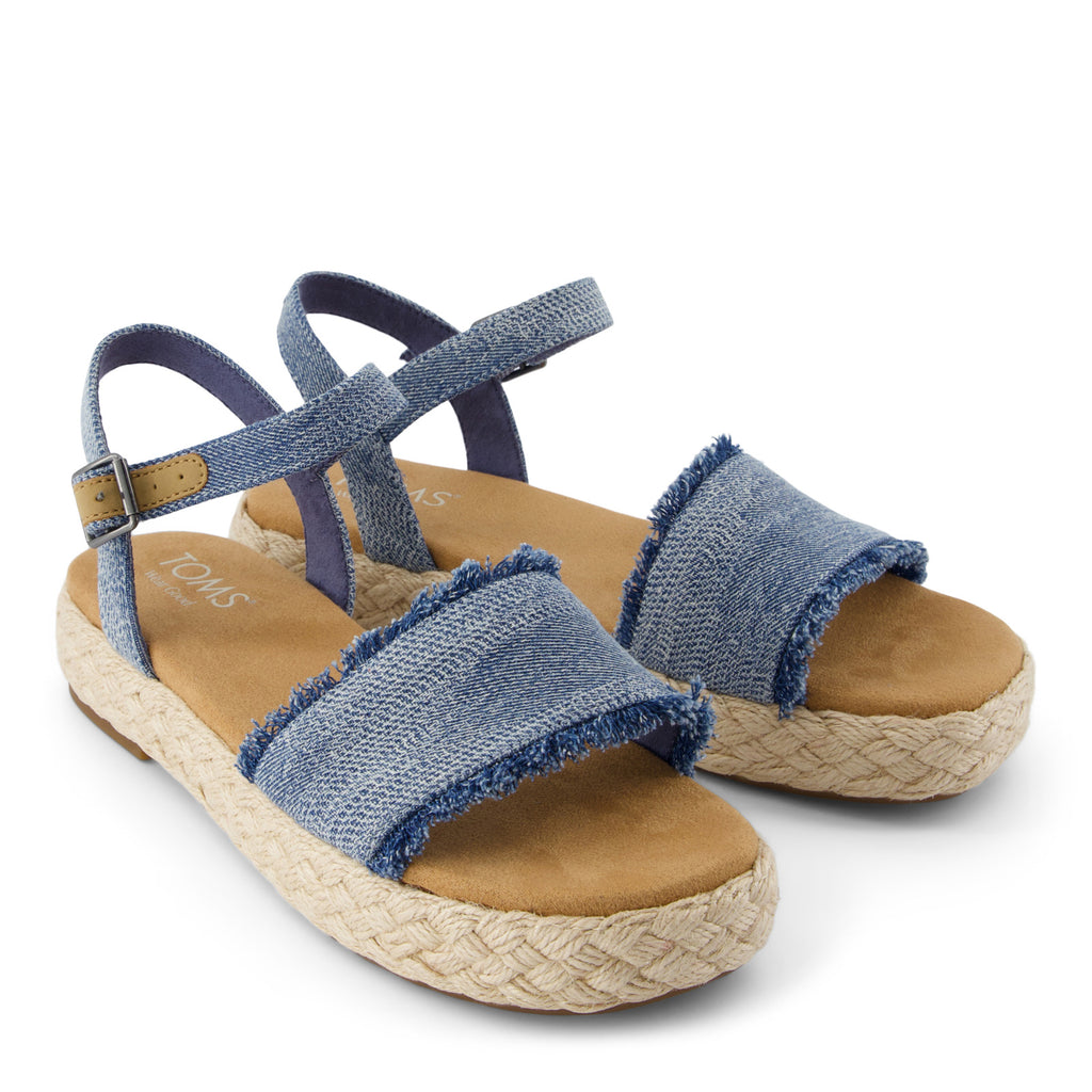 Women's TOMS Abby Sandal DARK SKY DENIM 10021980