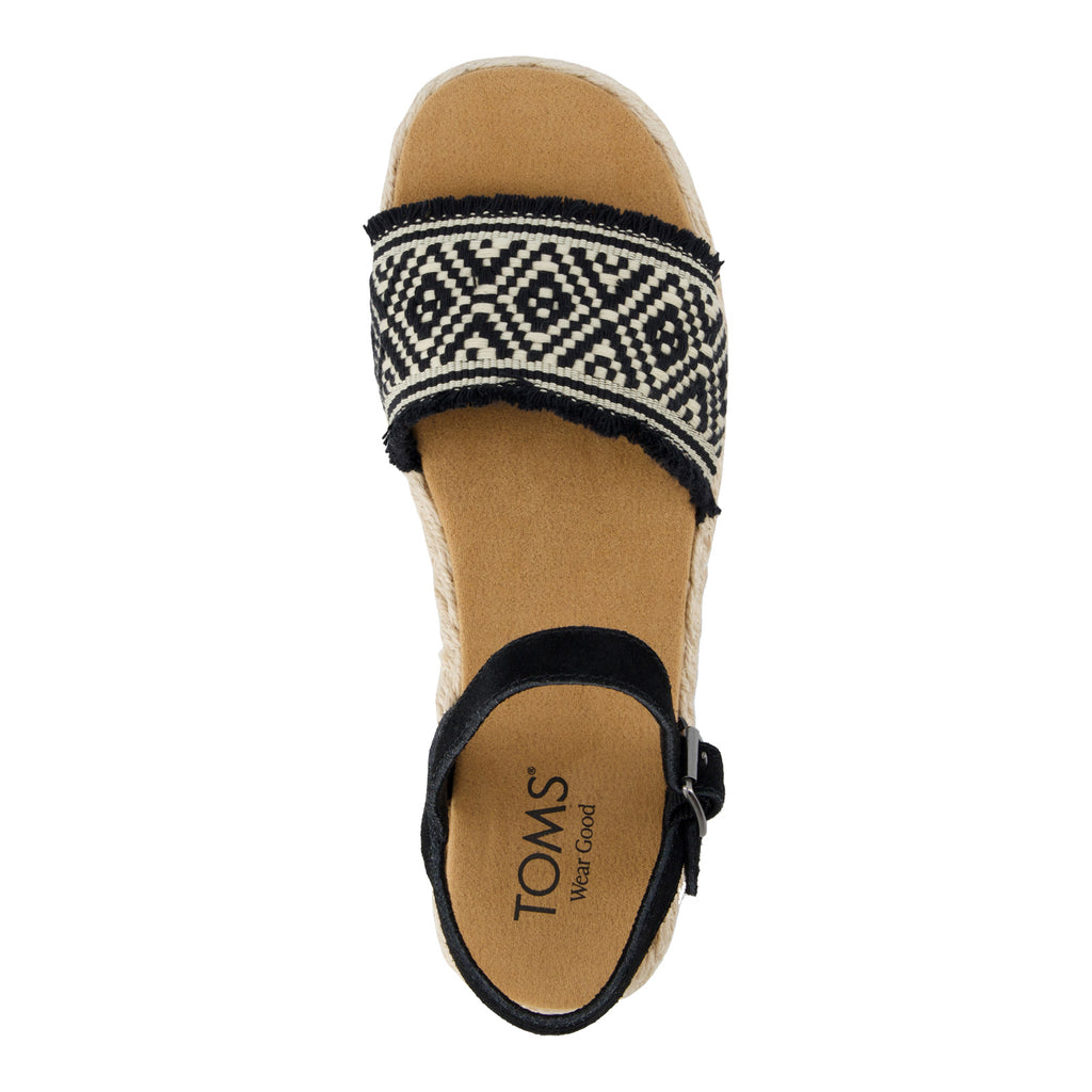 Women's TOMS Abby Sandal BLACK DIAMOND 10021992