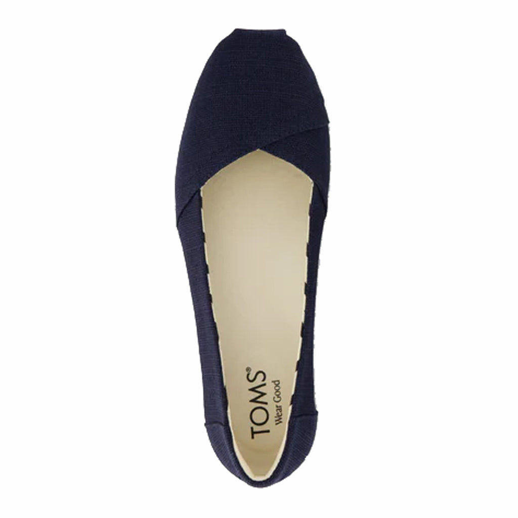 Women's TOMS Alpargata Ballet Flat NAVY 10023039